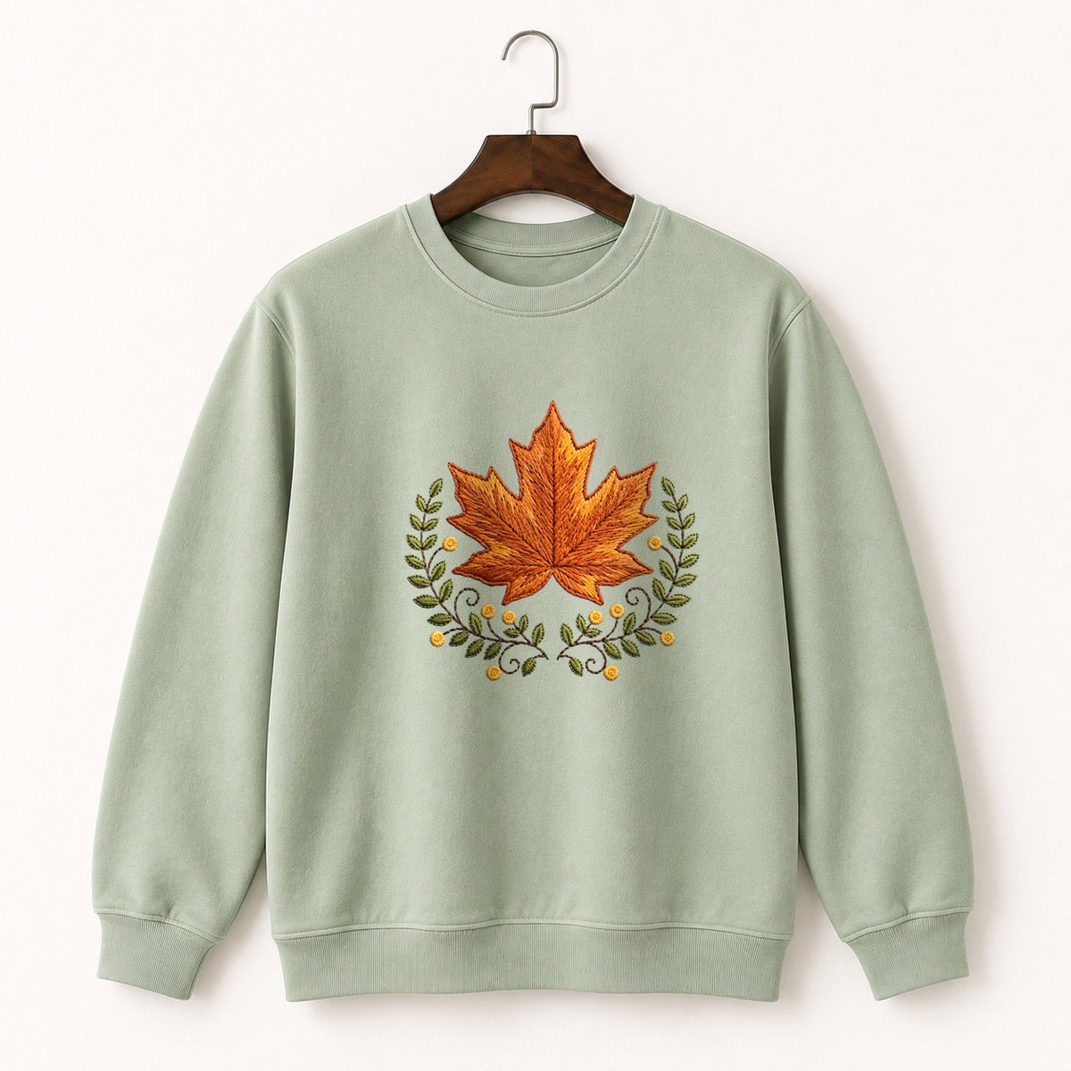 Maple Leaf Crewneck Sweatshirt 2