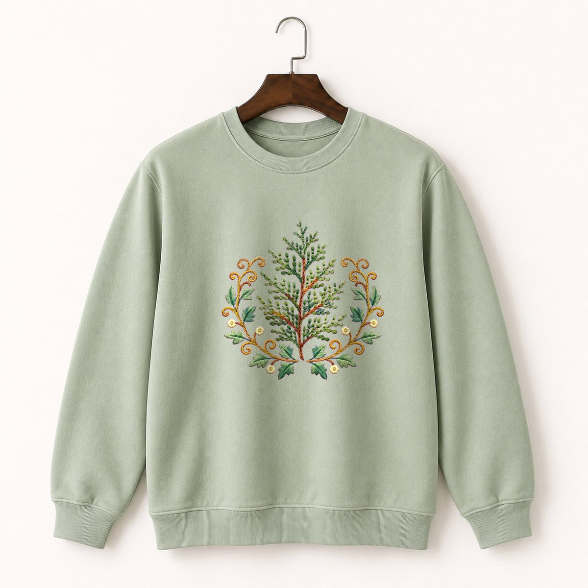 Cedar Branch Crewneck Sweatshirt 2