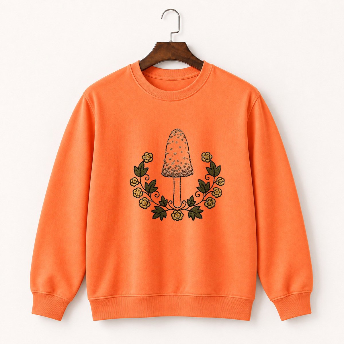 Shaggy Mane Mushroom Crewneck Sweatshirt 3