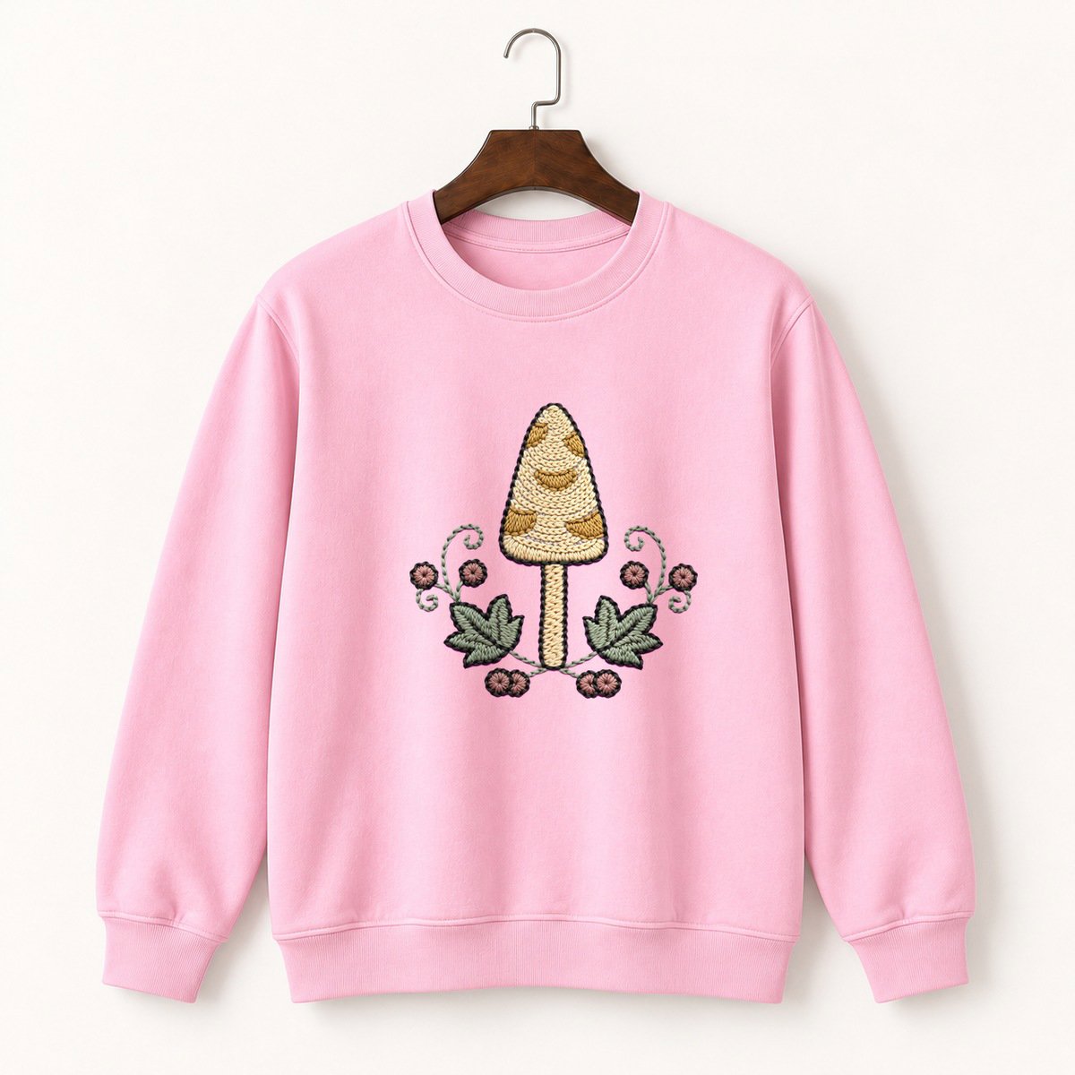 Ink Cap Mushroom Crewneck Sweatshirt 4