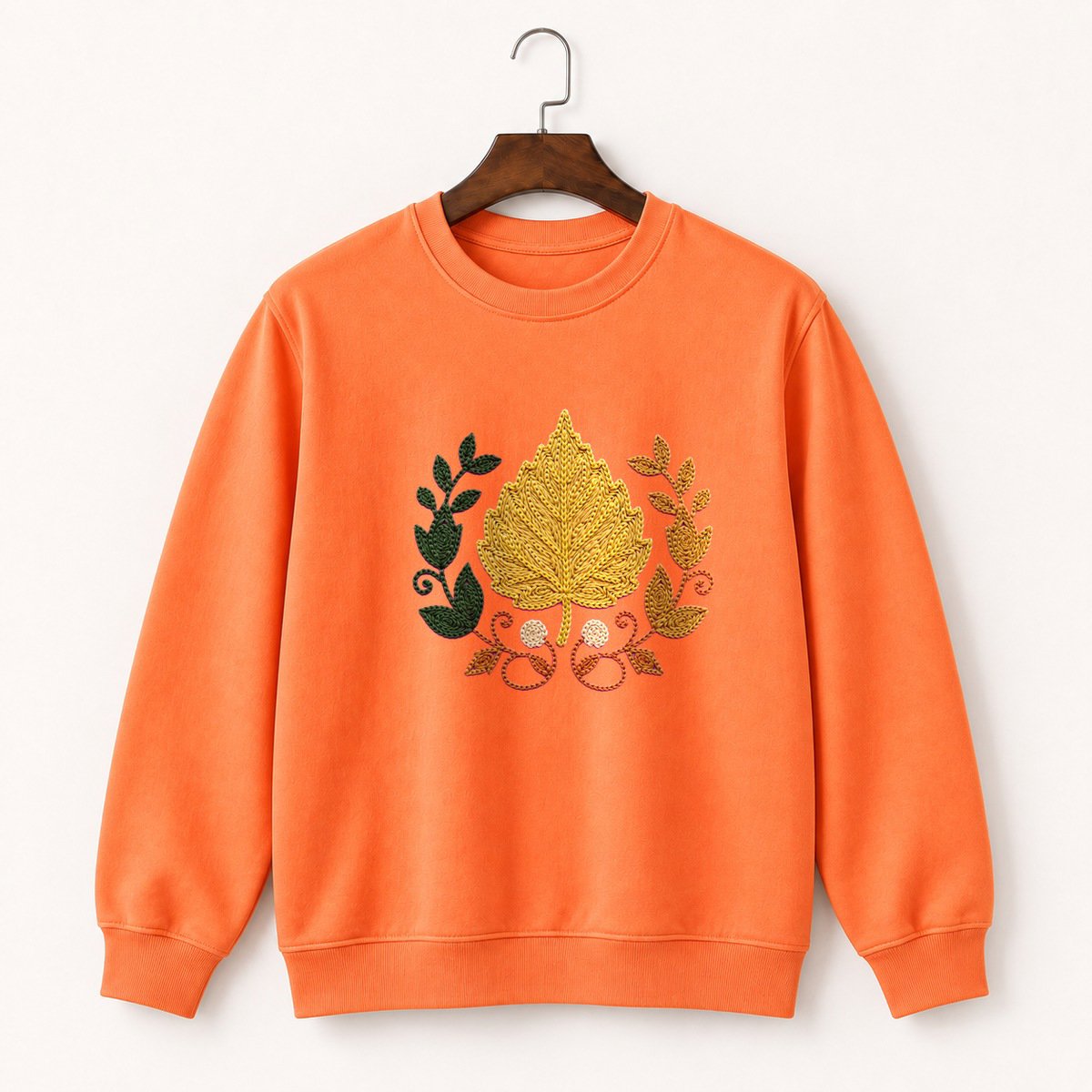 Birch Leaf Crewneck Sweatshirt 3
