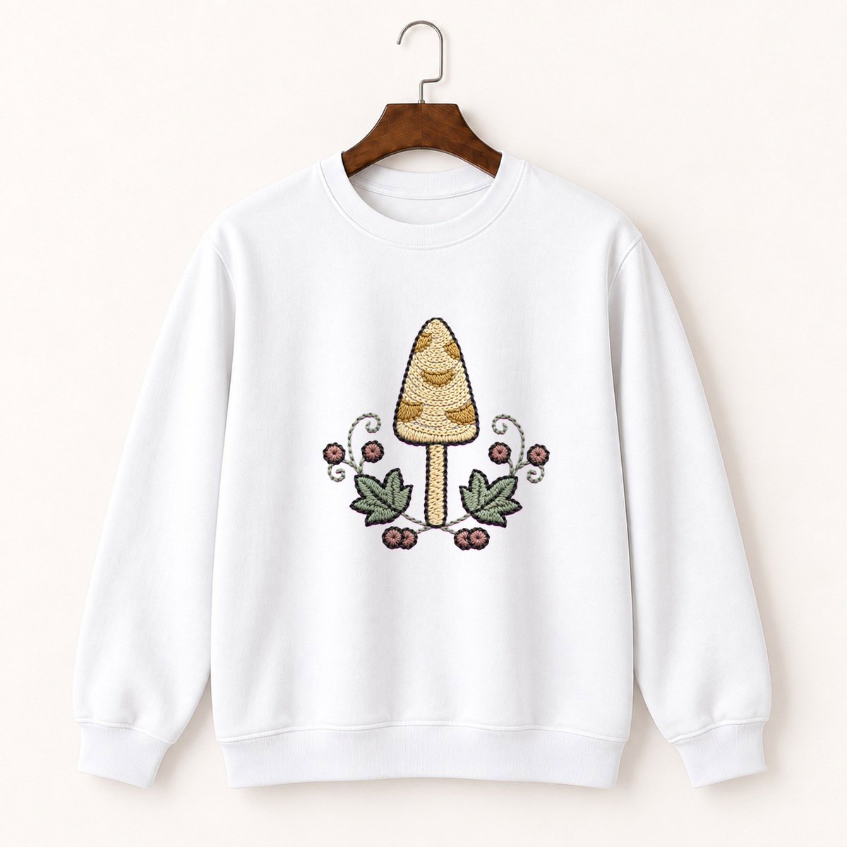 Ink Cap Mushroom Crewneck Sweatshirt 5