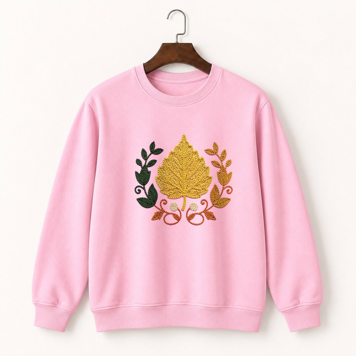 Birch Leaf Crewneck Sweatshirt 4