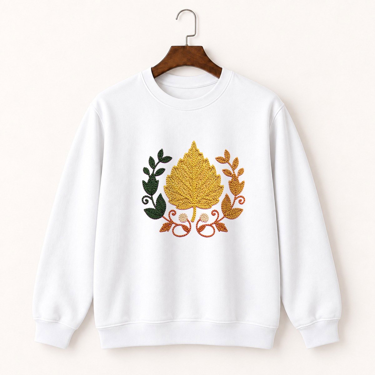 Birch Leaf Crewneck Sweatshirt 5