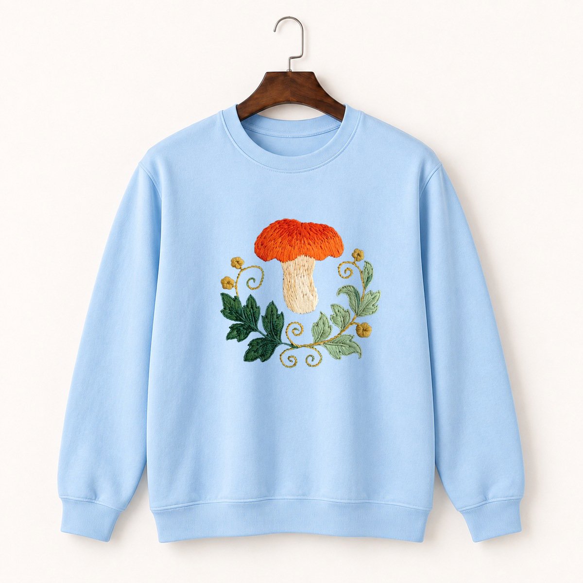 Lobster Mushroom Crewneck Sweatshirt 1