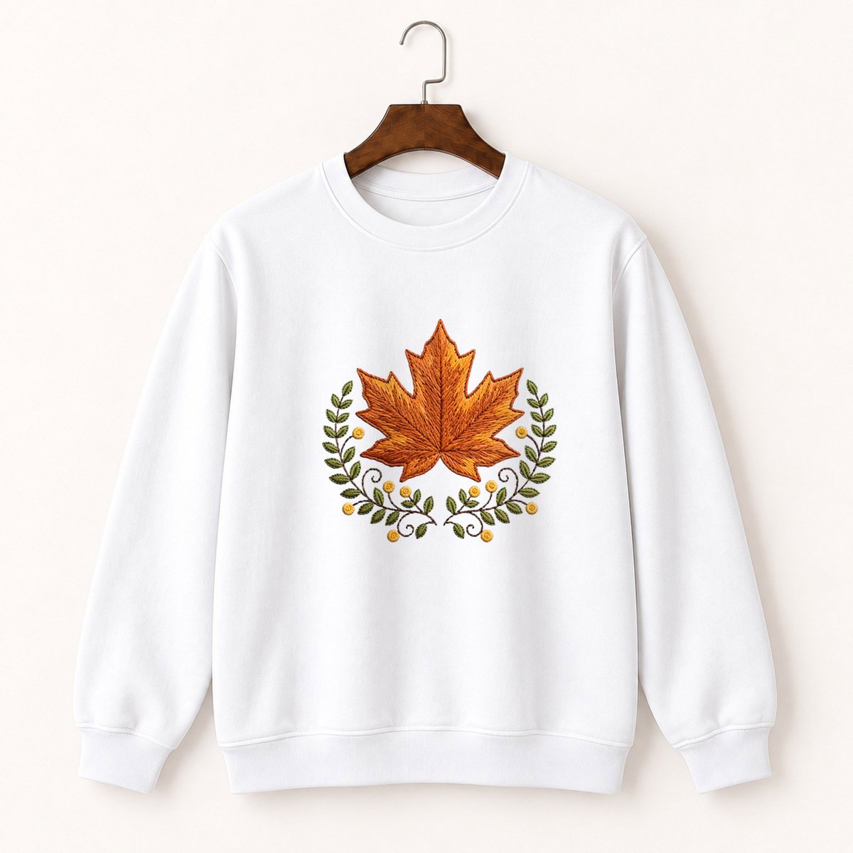 Maple Leaf Crewneck Sweatshirt 5