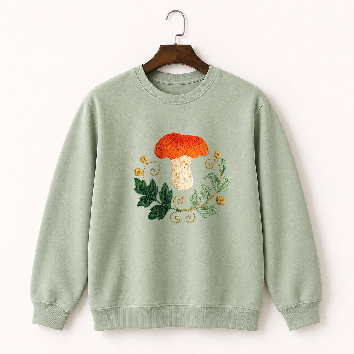 Lobster Mushroom Crewneck Sweatshirt 2
