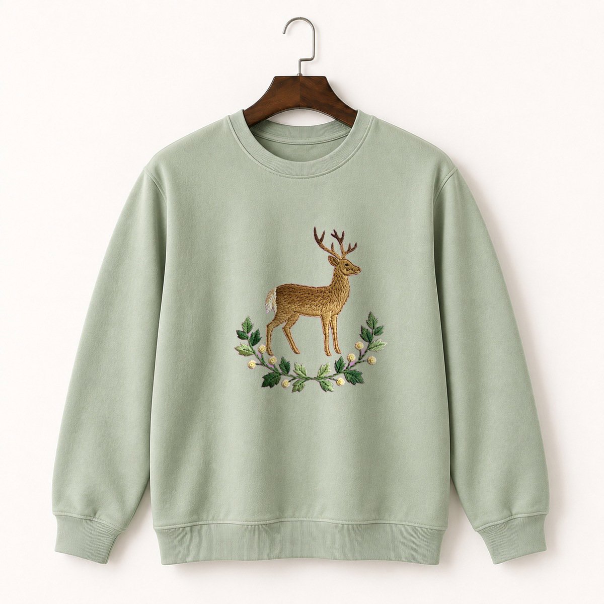 White-Tailed Deer Crewneck Sweatshirt 2