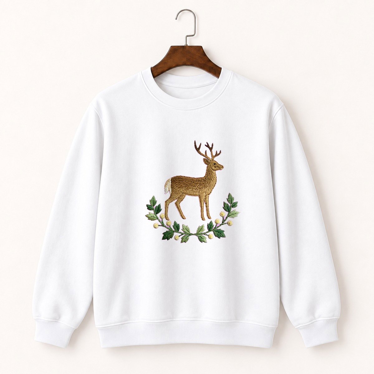White-Tailed Deer Crewneck Sweatshirt 5