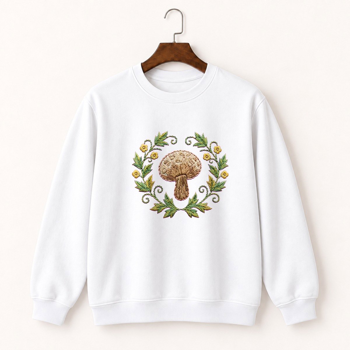 Puffball Mushroom Crewneck Sweatshirt 5