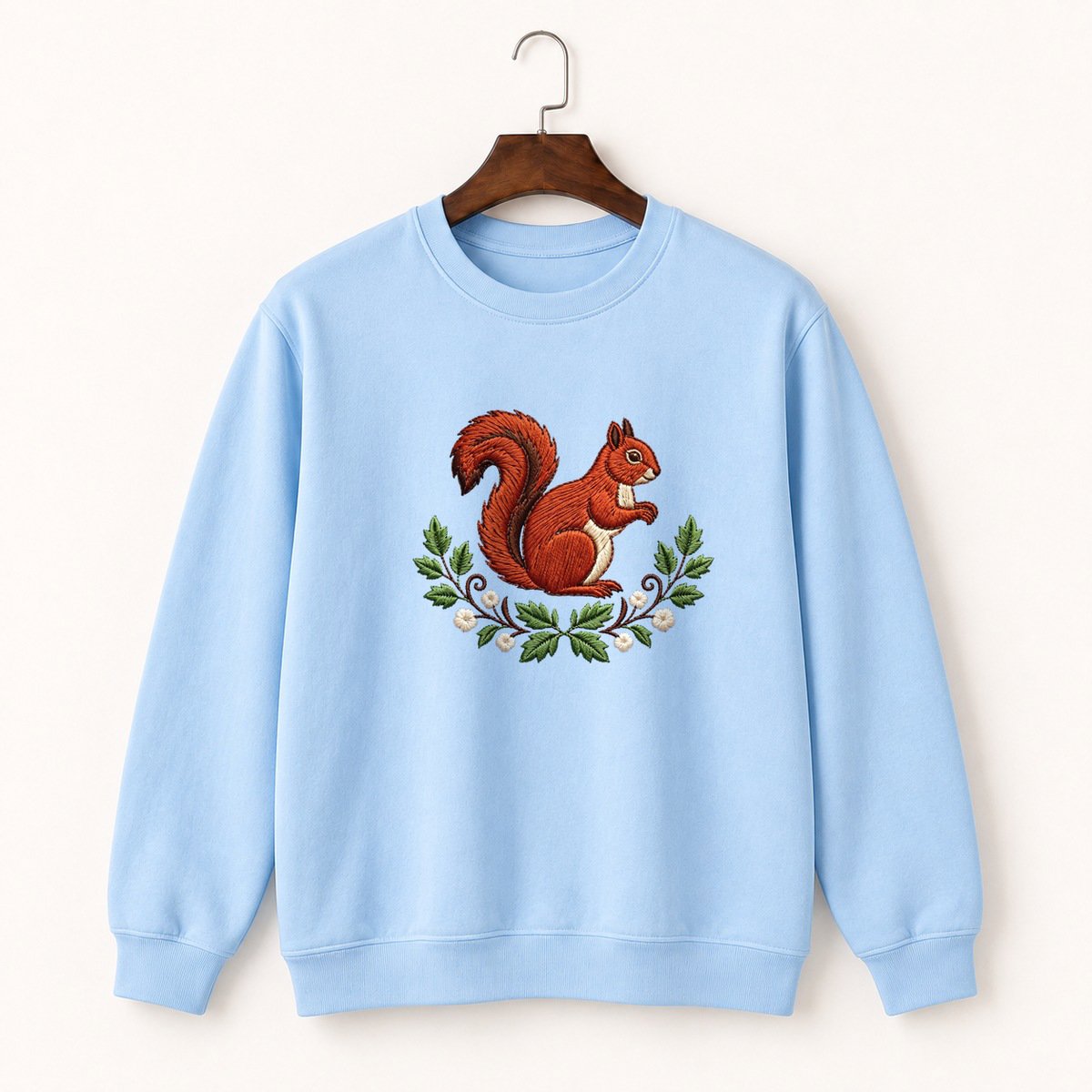 Red Squirrel Crewneck Sweatshirt 1