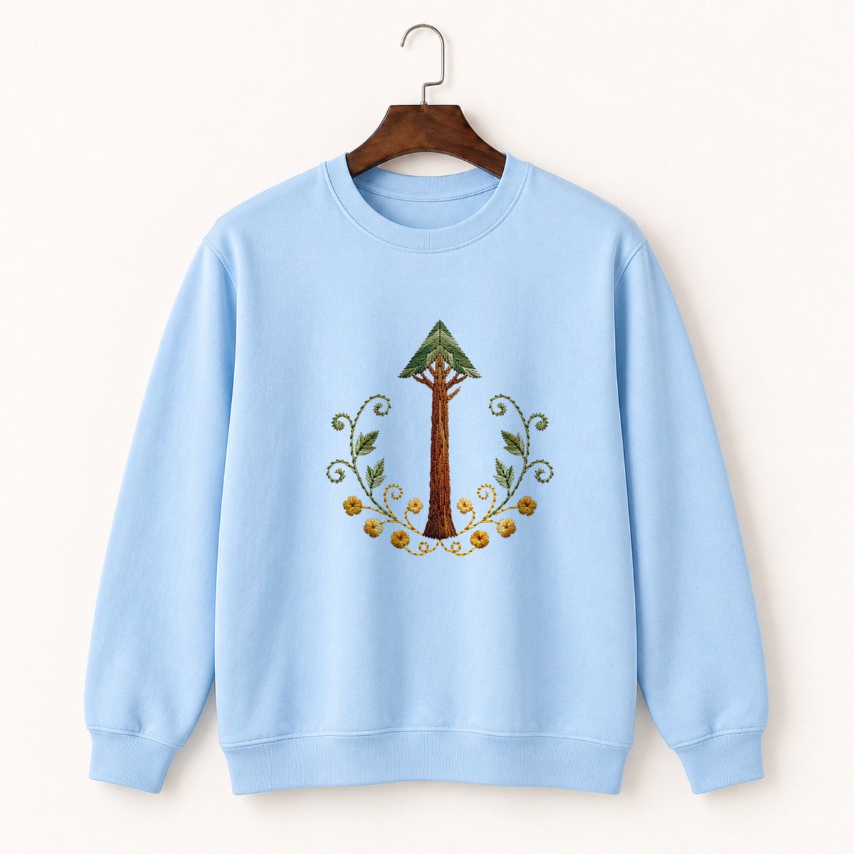 Redwood Tree Crewneck Sweatshirt 1