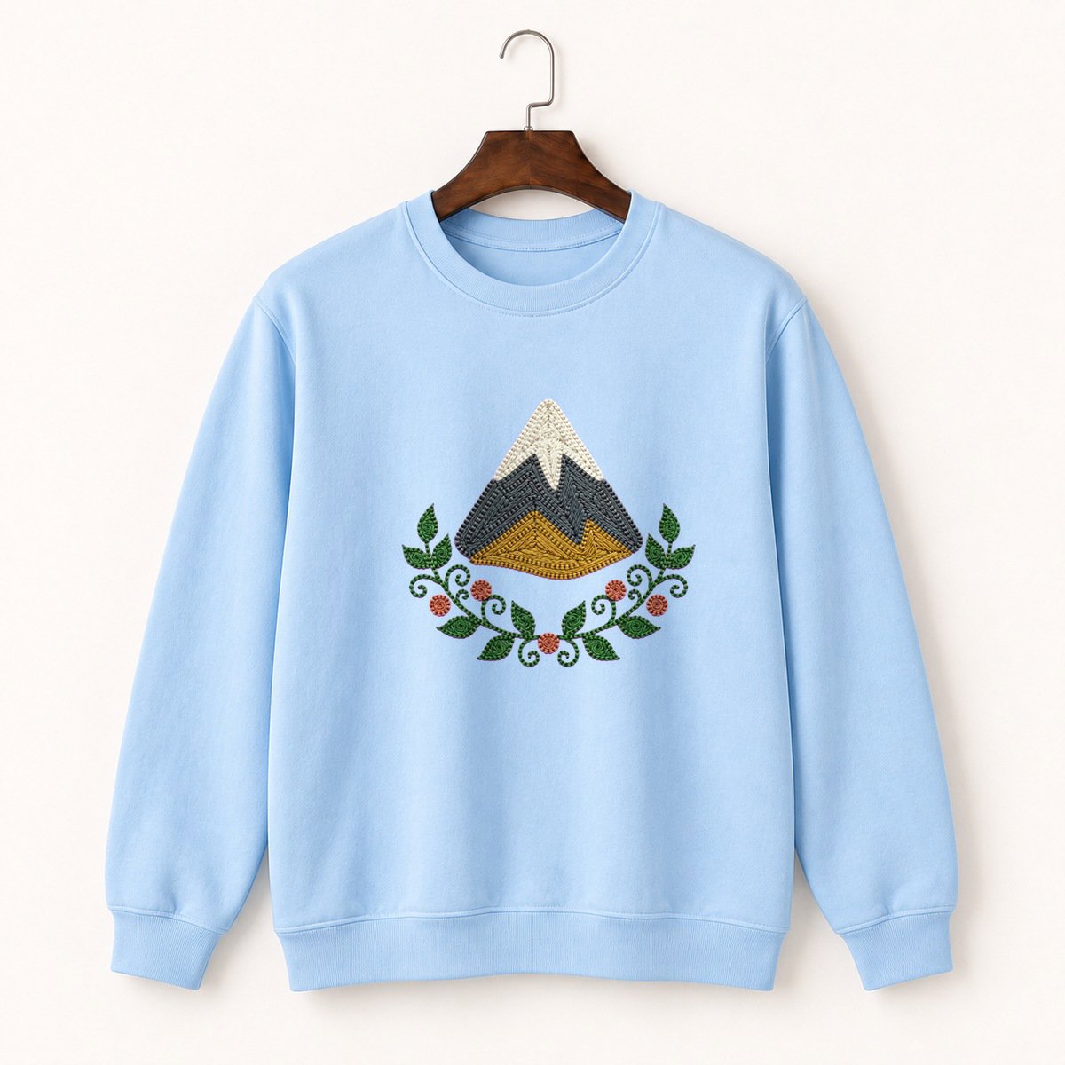 Grand Teton Mountain Crewneck Sweatshirt 1