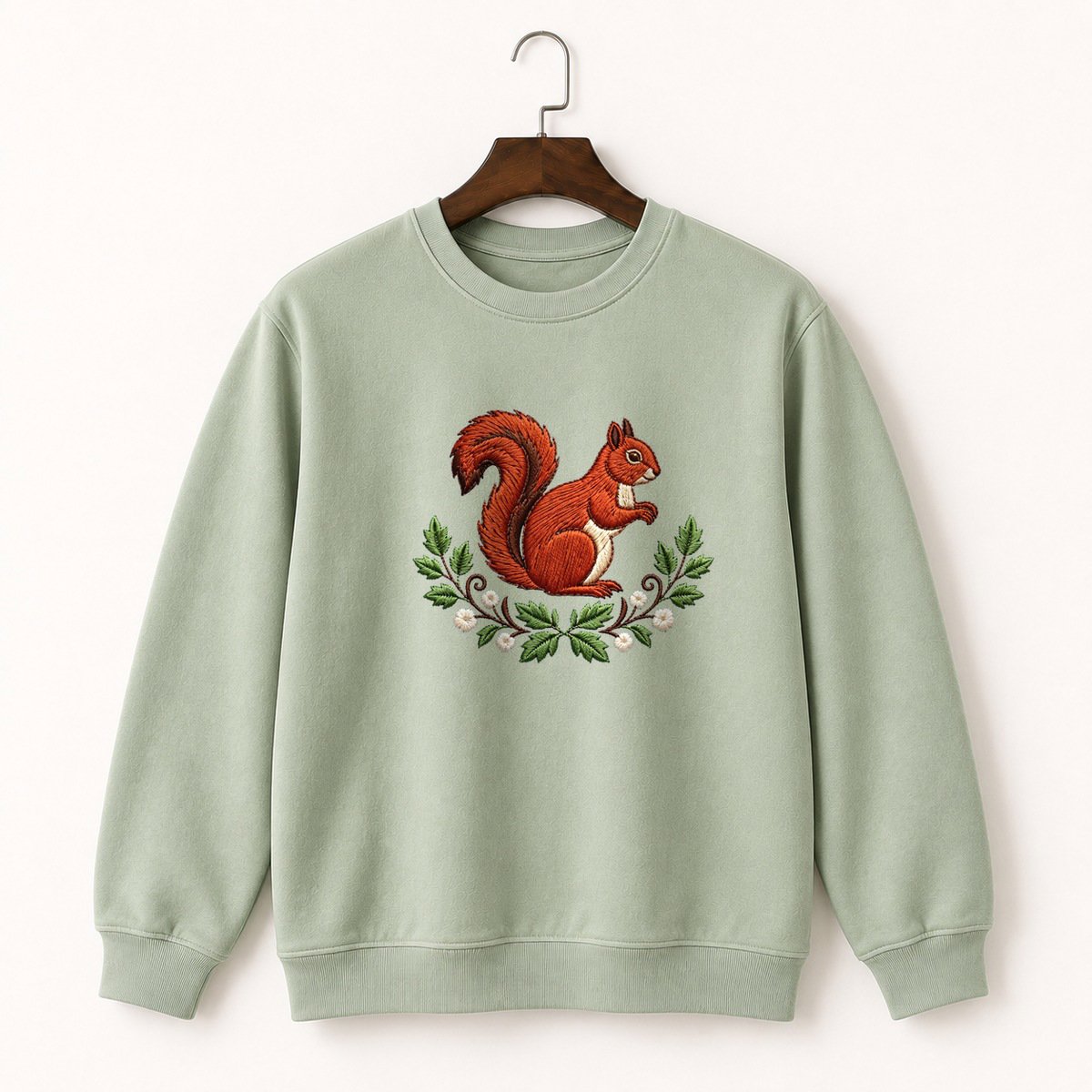 Red Squirrel Crewneck Sweatshirt 2