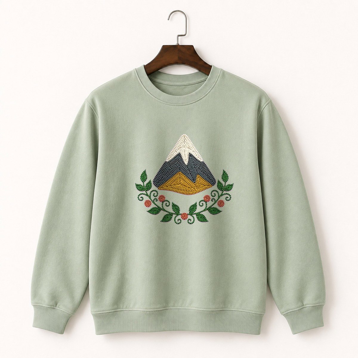 Grand Teton Mountain Crewneck Sweatshirt 2