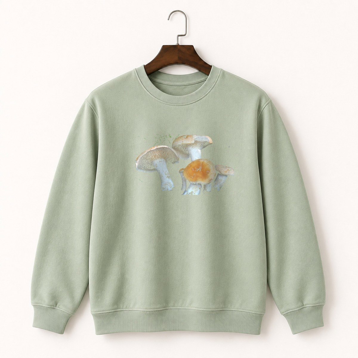 Hedgehog Mushroom Crewneck Sweatshirt 2