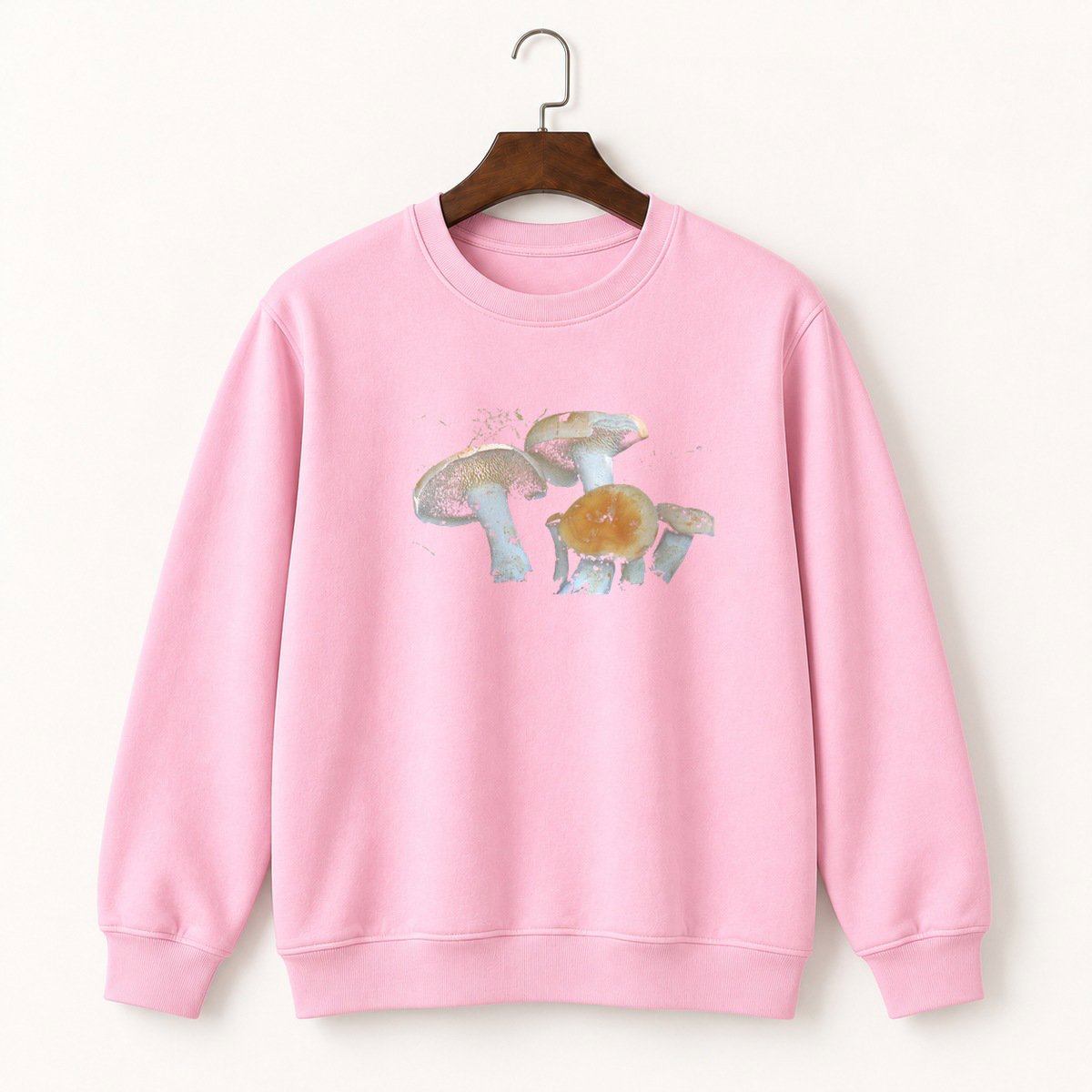 Hedgehog Mushroom Crewneck Sweatshirt 4