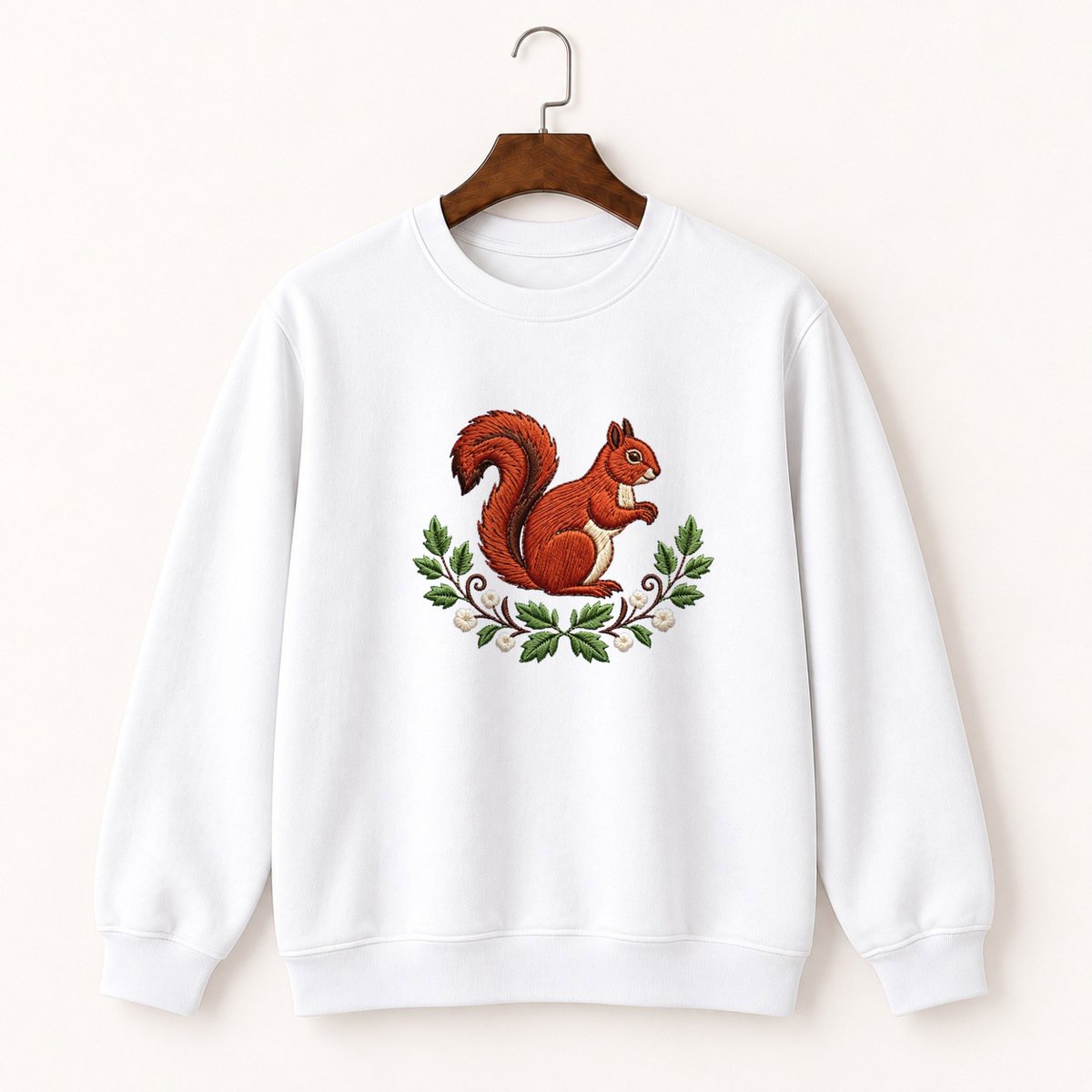 Red Squirrel Crewneck Sweatshirt 5