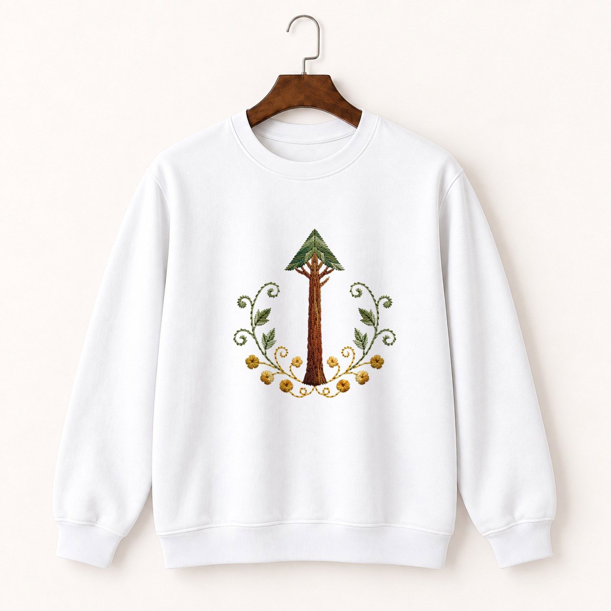 Redwood Tree Crewneck Sweatshirt 5