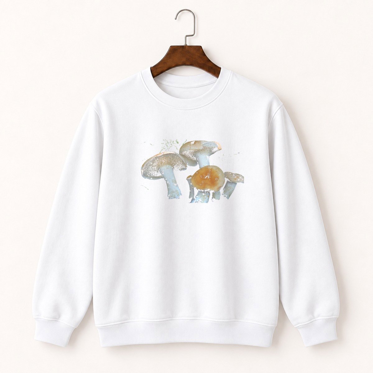 Hedgehog Mushroom Crewneck Sweatshirt 5