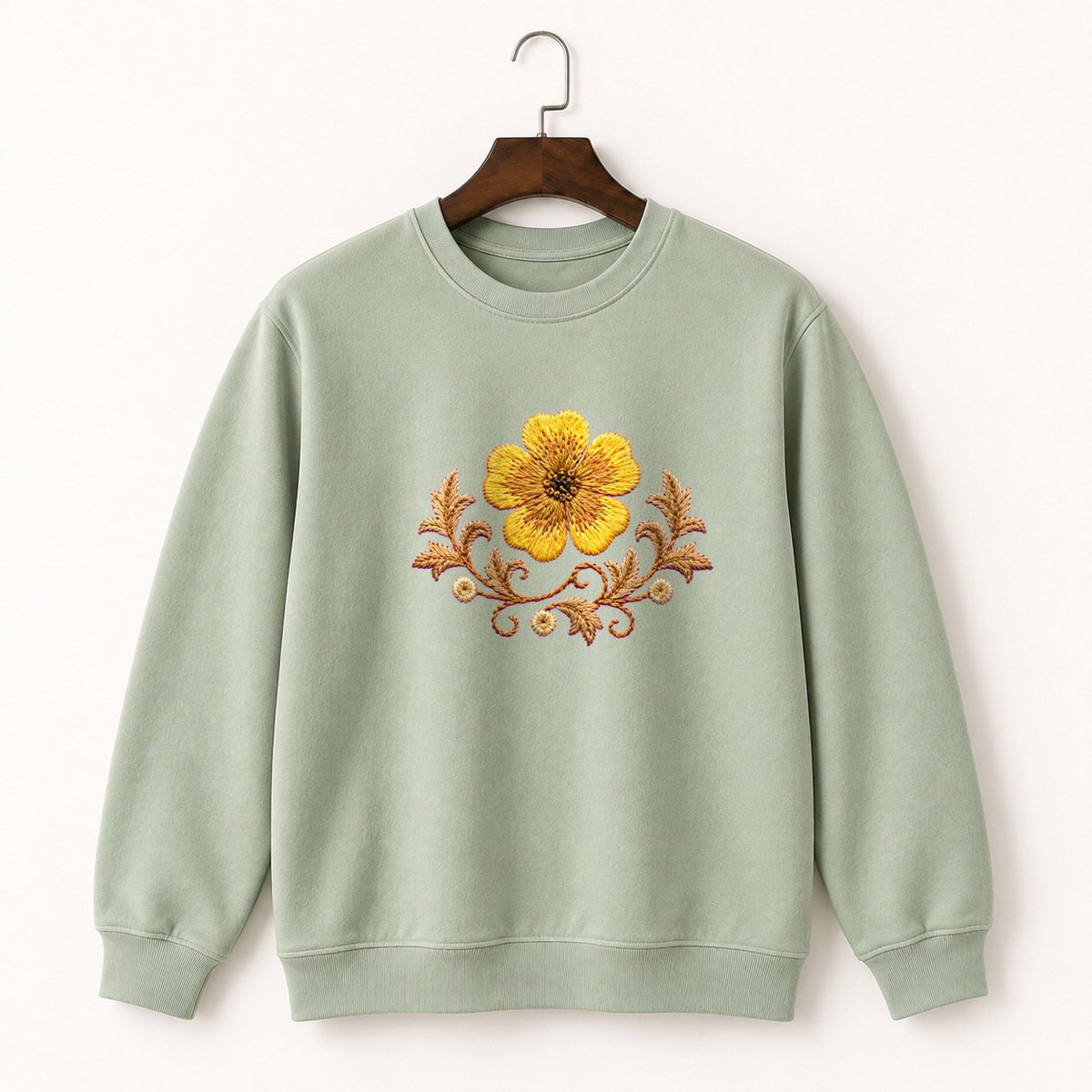 Buttercup Flower Crewneck Sweatshirt 2