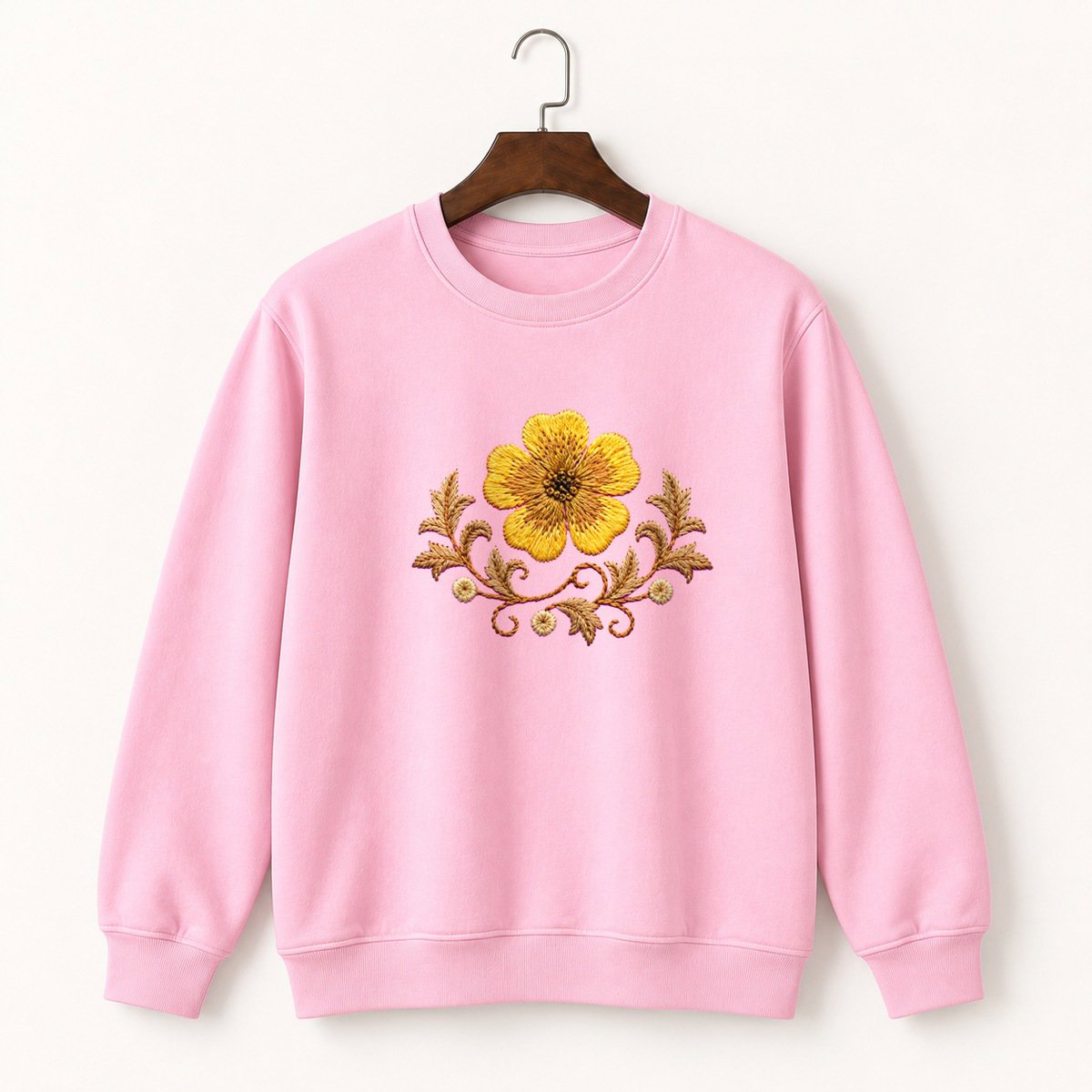 Buttercup Flower Crewneck Sweatshirt 4