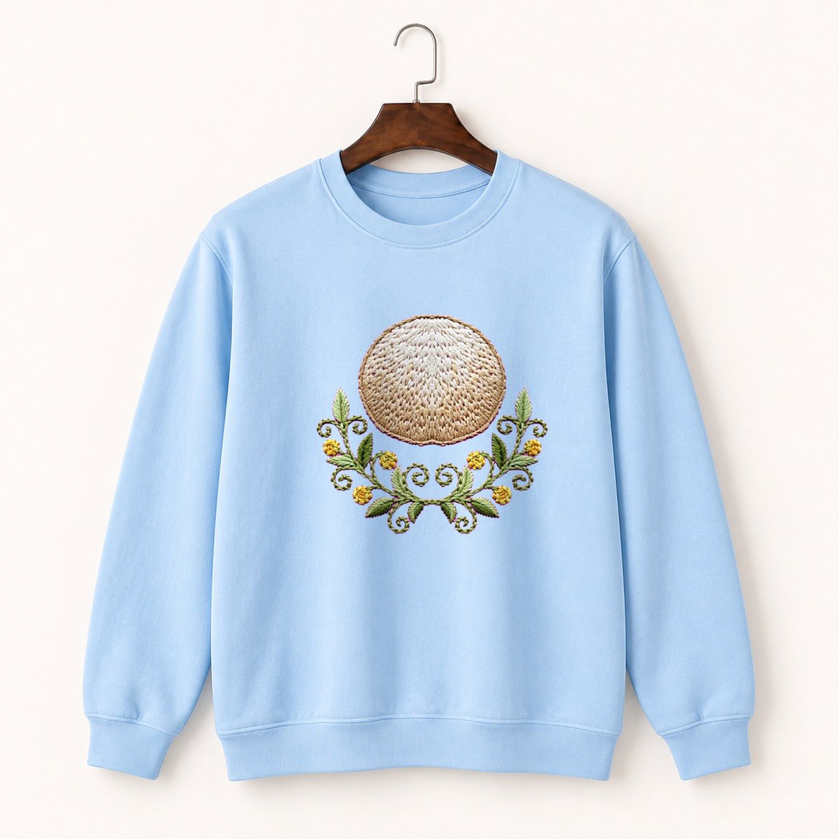 Puffball Mushroom Crewneck Sweatshirt 1