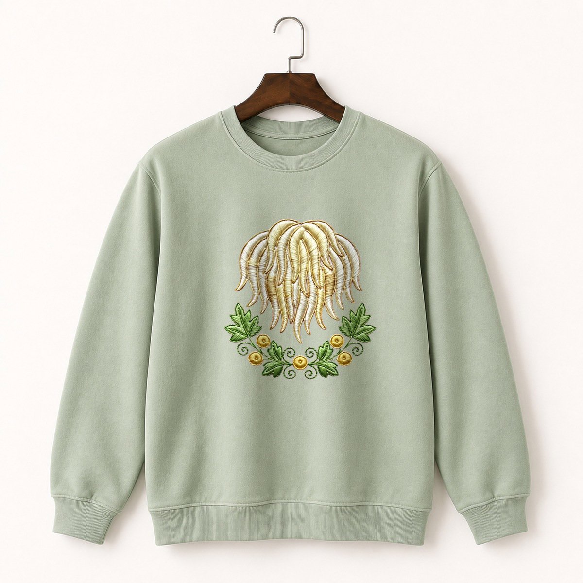 Lion's Mane Mushroom Crewneck Sweatshirt 2