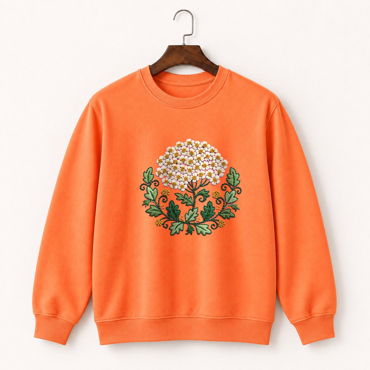 Yarrow Flower Crewneck Sweatshirt 3