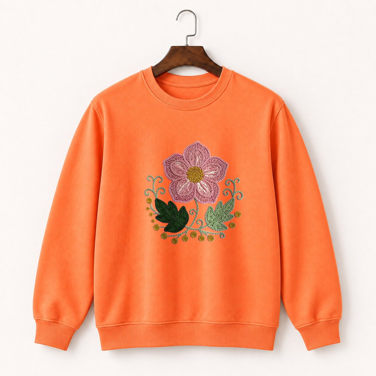 Hellebore Flower Crewneck Sweatshirt 3