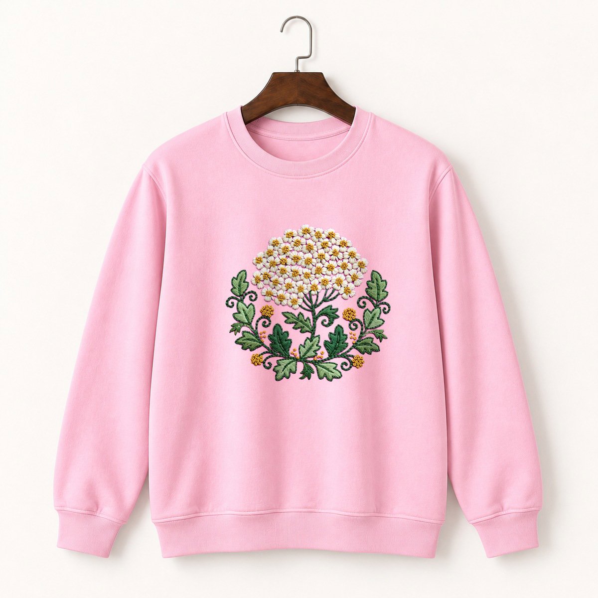 Yarrow Flower Crewneck Sweatshirt 4