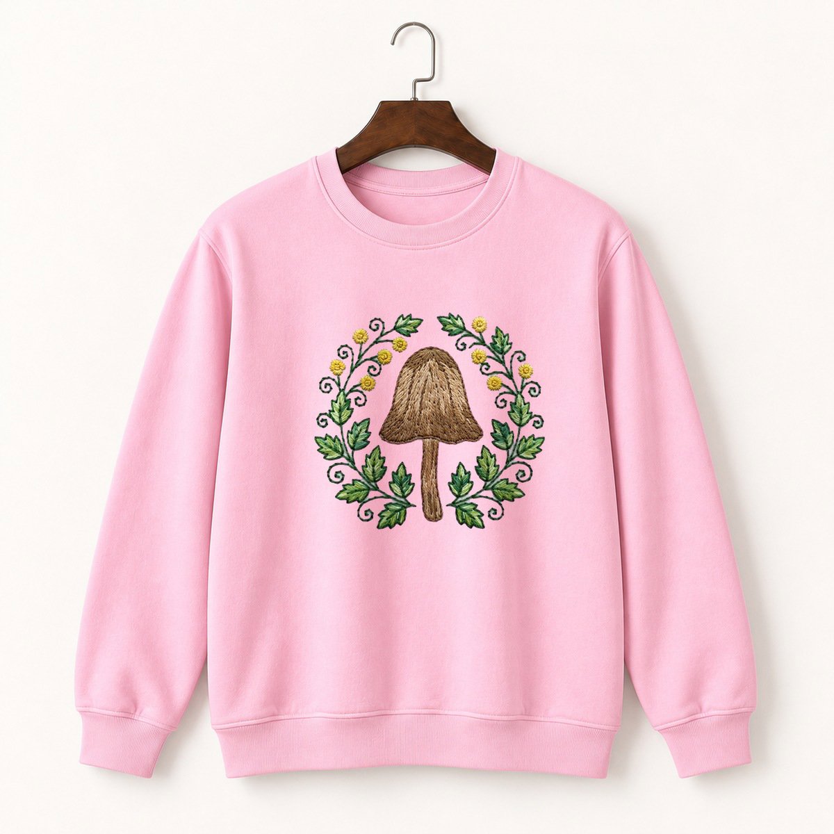 Ink Cap Mushroom Crewneck Sweatshirt 4