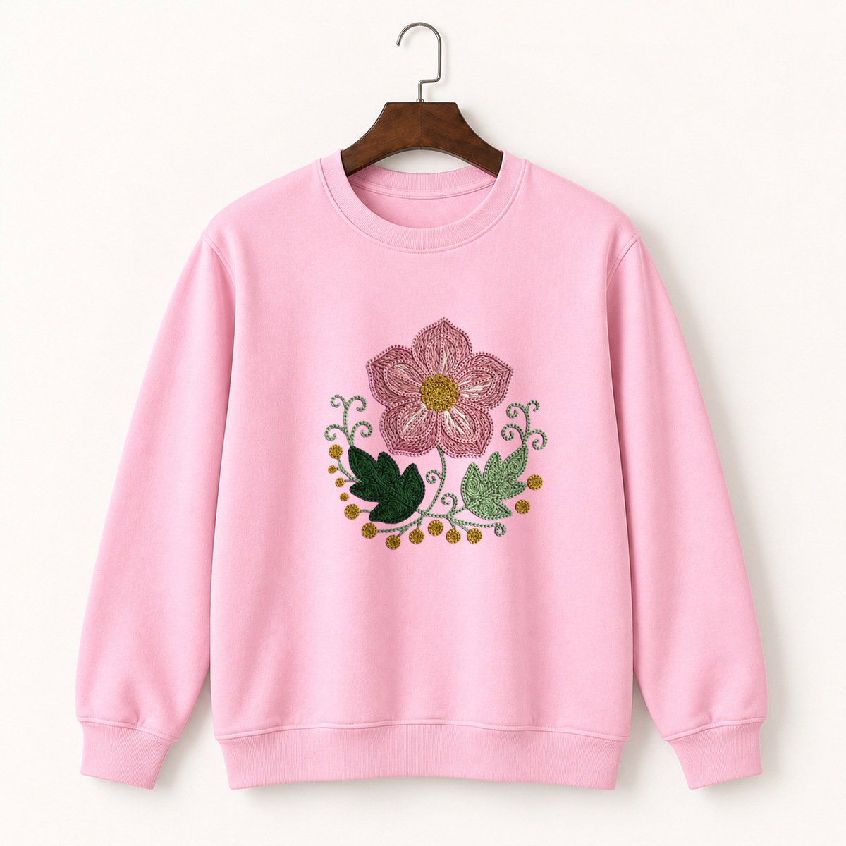 Hellebore Flower Crewneck Sweatshirt 4