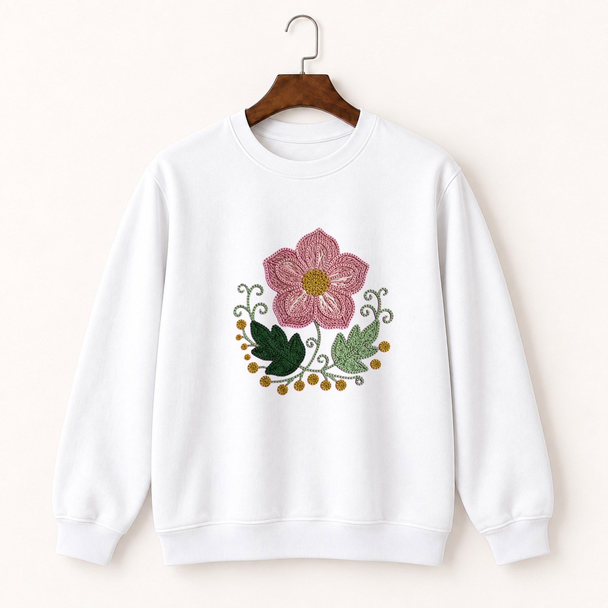 Hellebore Flower Crewneck Sweatshirt 5