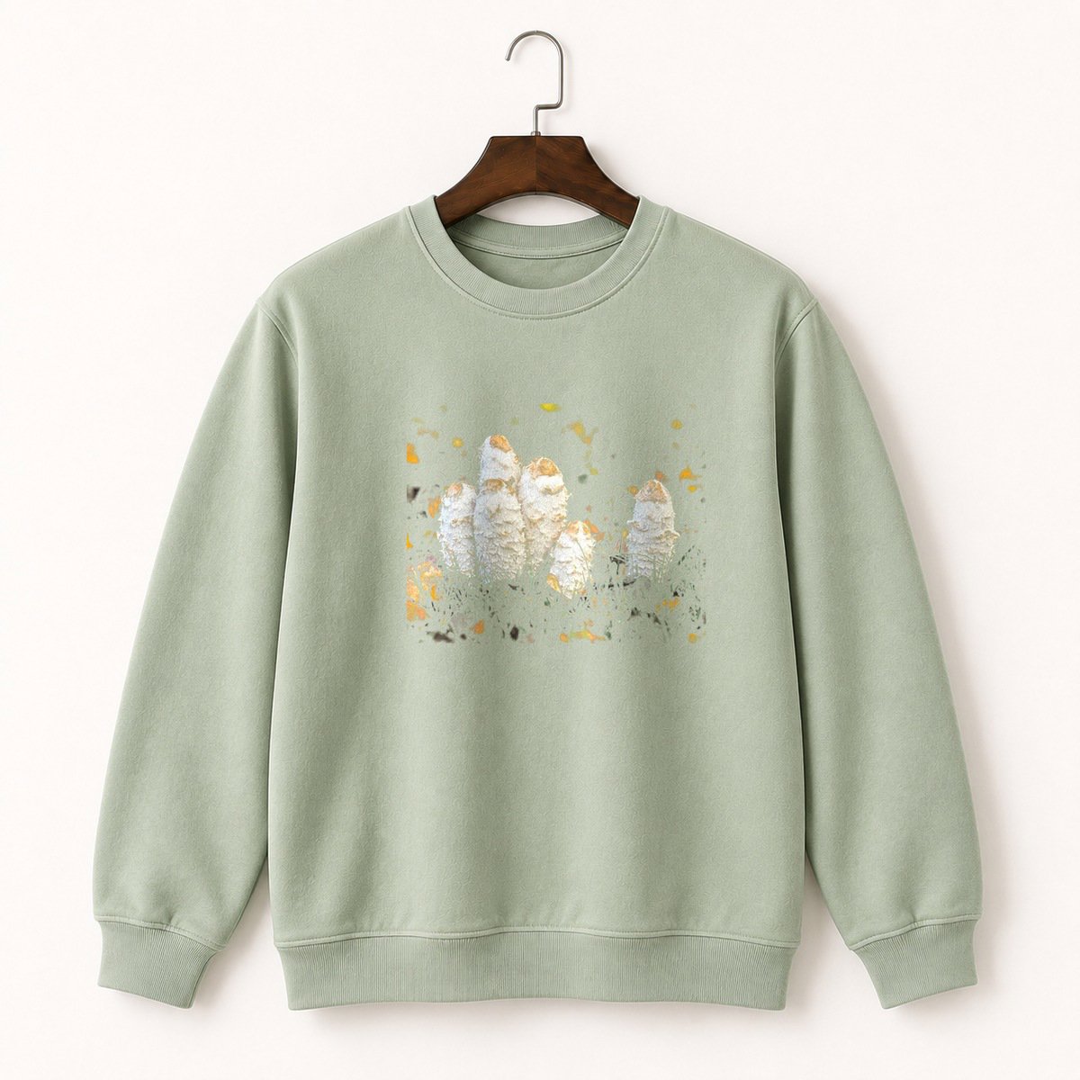 Shaggy Mane Mushroom Crewneck Sweatshirt 2