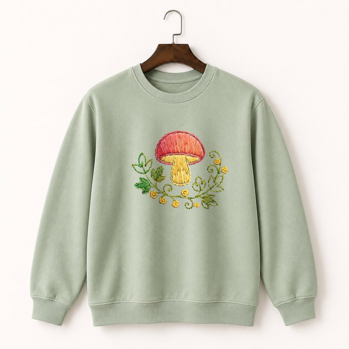 Russula Mushroom Crewneck Sweatshirt 2