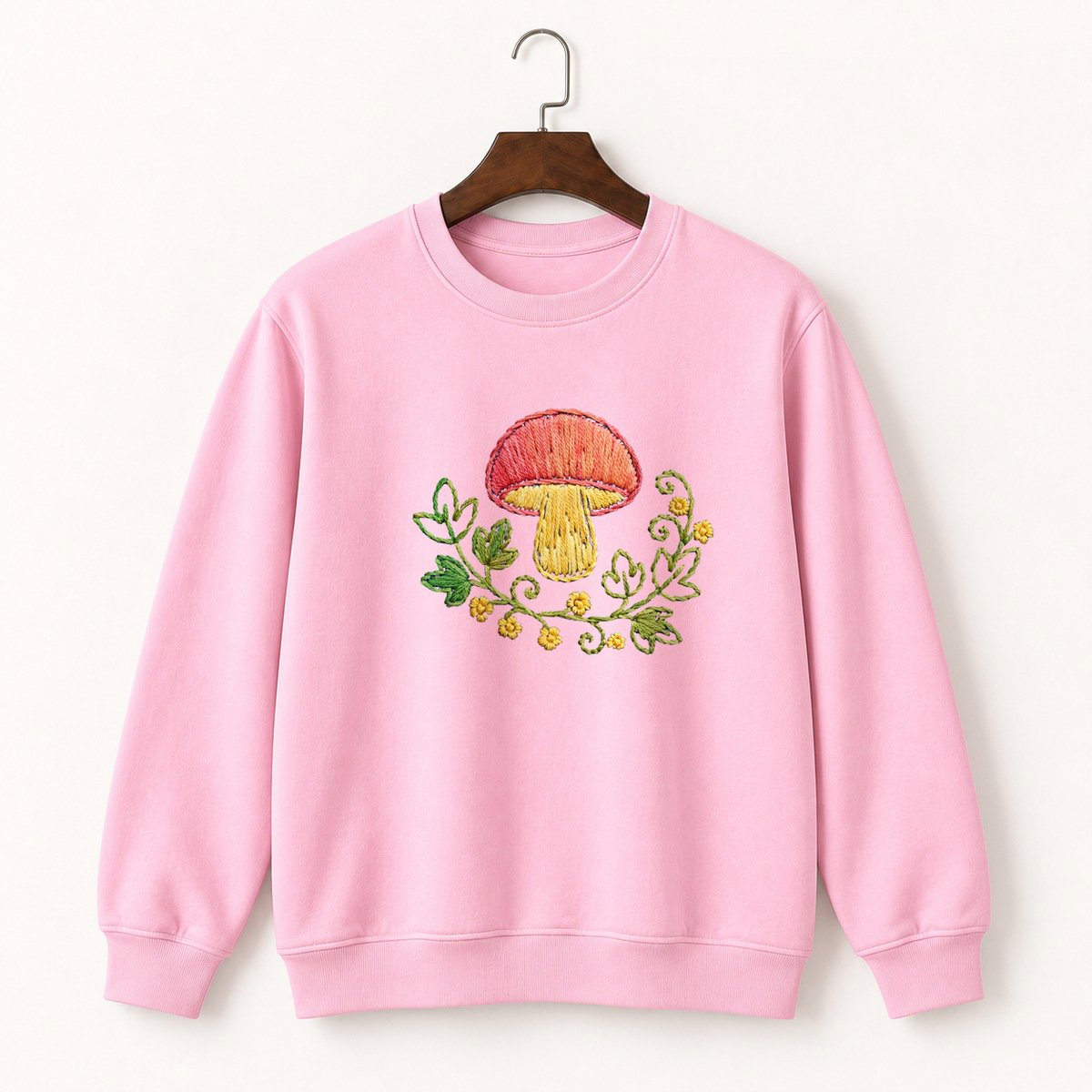Russula Mushroom Crewneck Sweatshirt 4