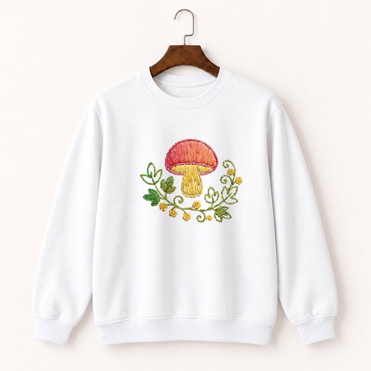 Russula Mushroom Crewneck Sweatshirt 5