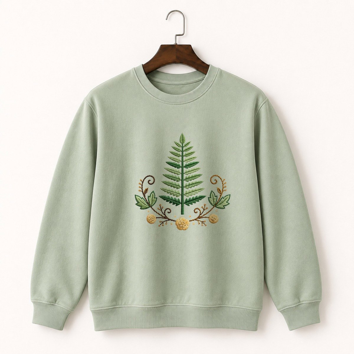 Fern Frond Crewneck Sweatshirt 2