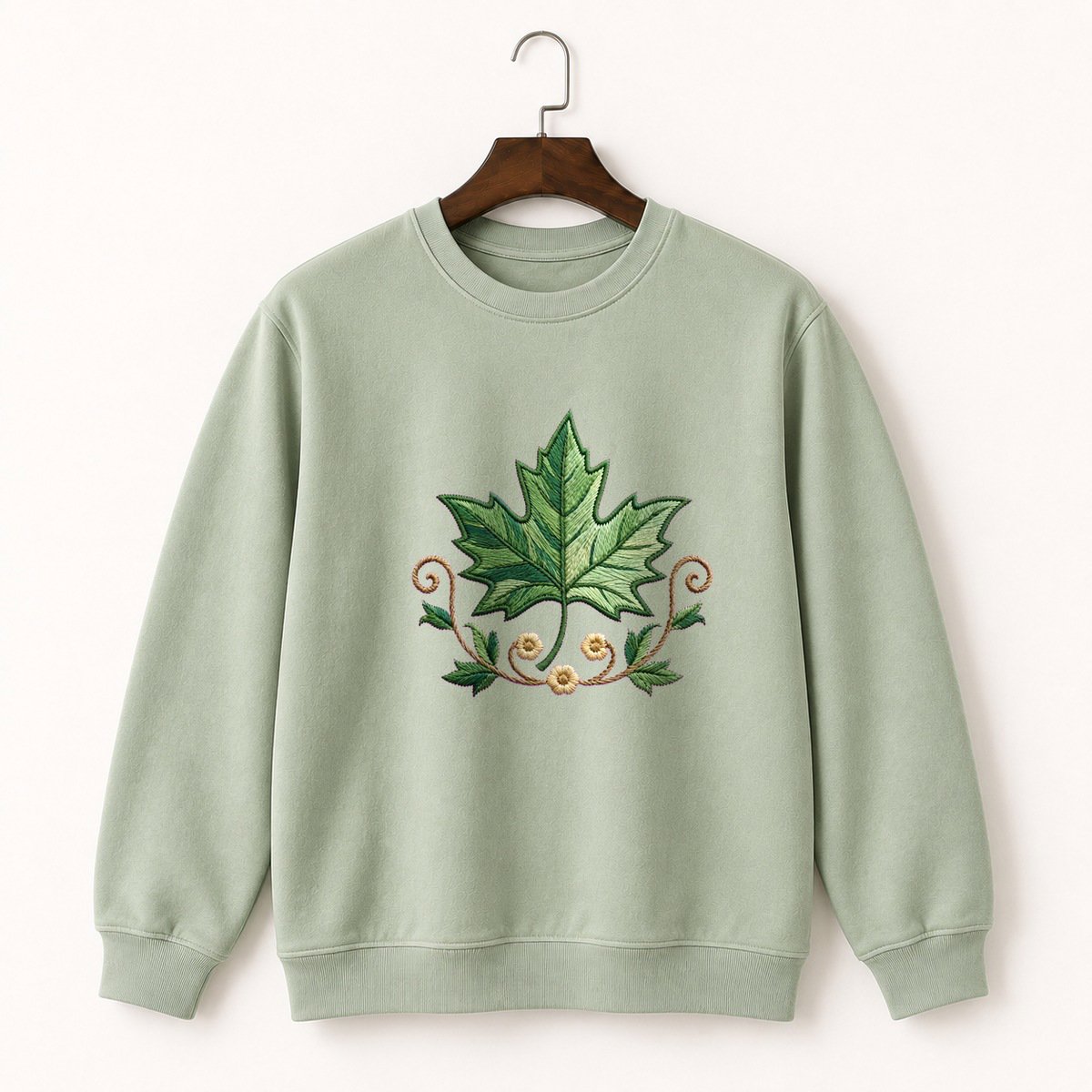 Sycamore Leaf Crewneck Sweatshirt 2