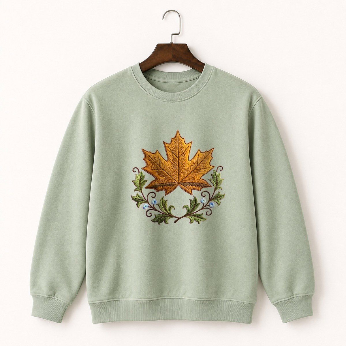 Maple Leaf Crewneck Sweatshirt 2