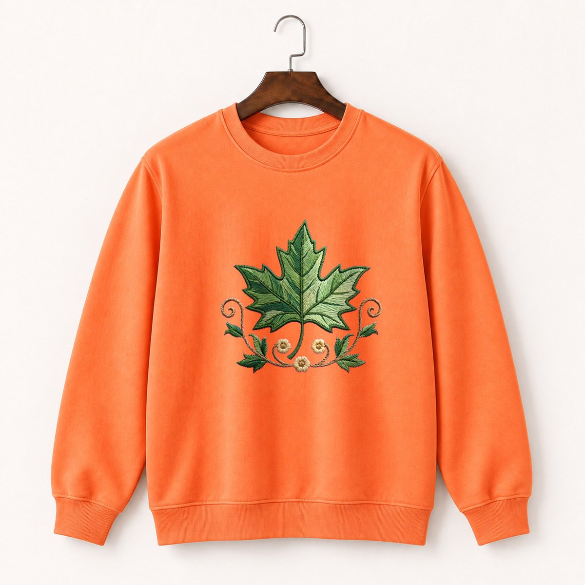 Sycamore Leaf Crewneck Sweatshirt 3