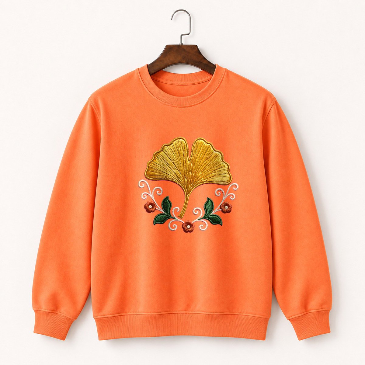 Ginkgo Leaf Crewneck Sweatshirt 3