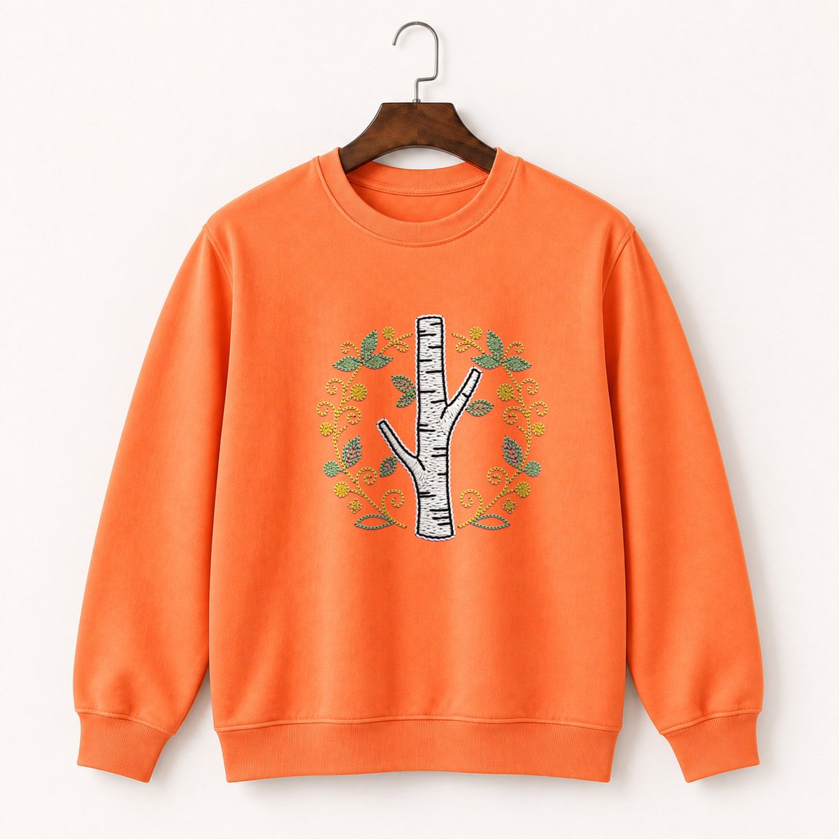 Birch Branch Crewneck Sweatshirt 3