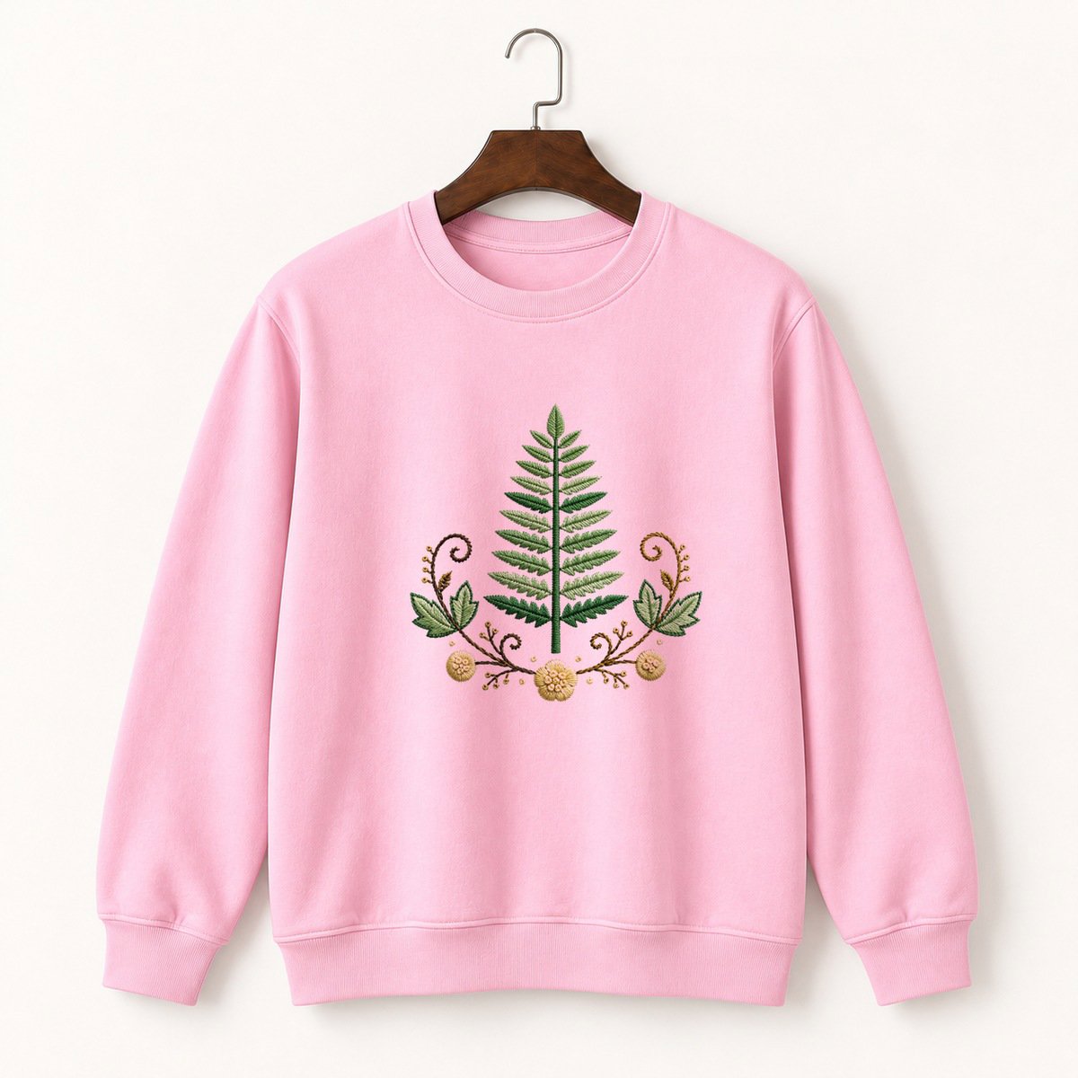 Fern Frond Crewneck Sweatshirt 4