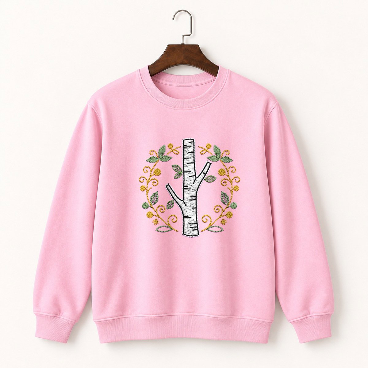 Birch Branch Crewneck Sweatshirt 4