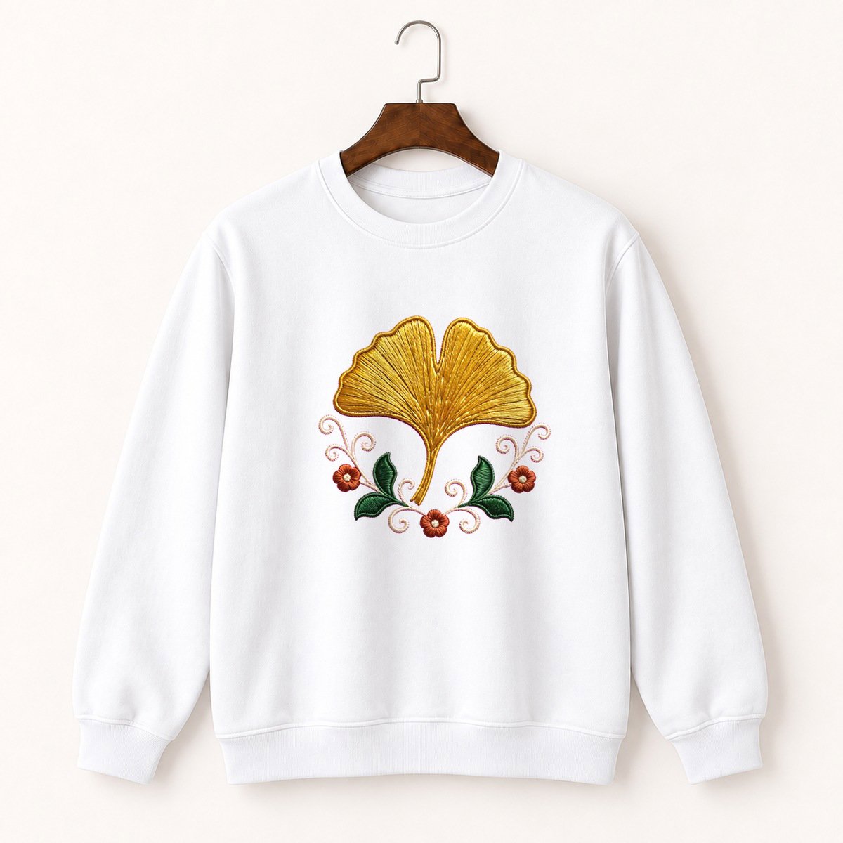 Ginkgo Leaf Crewneck Sweatshirt 5