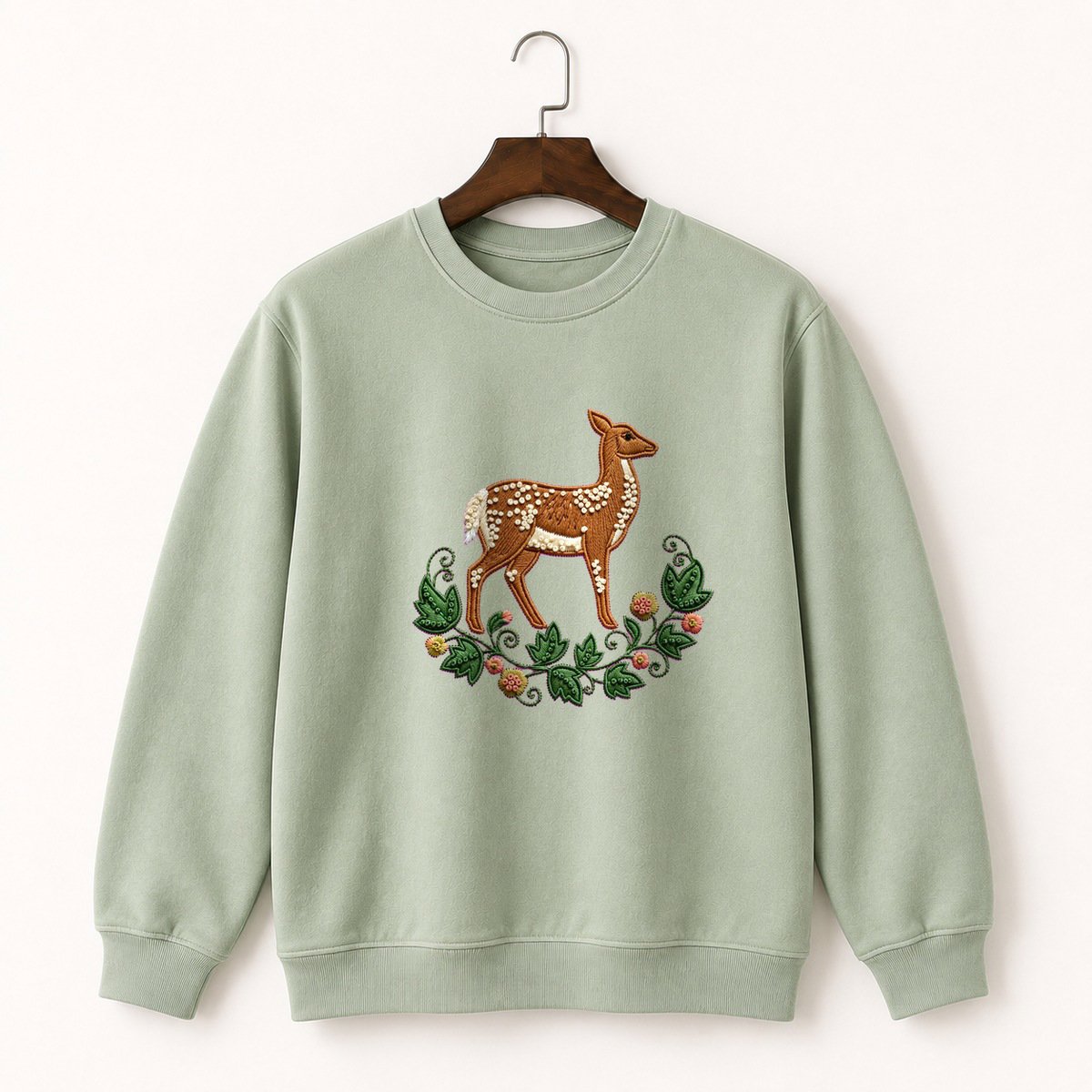 White-Tailed Deer Crewneck Sweatshirt 2