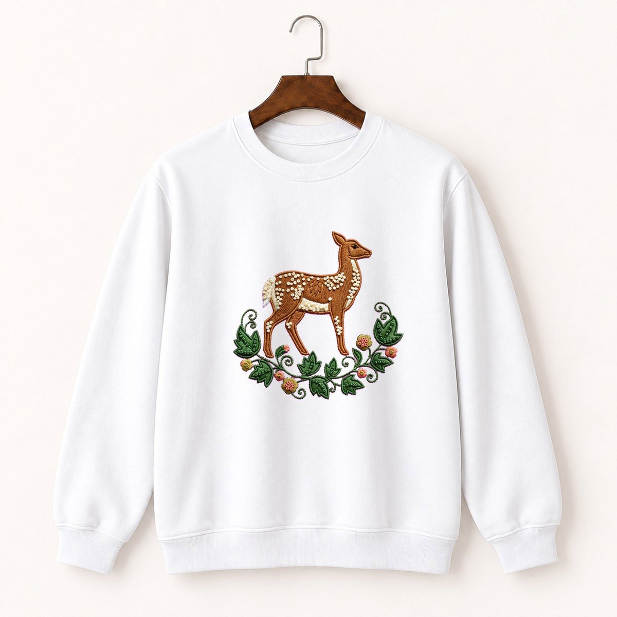 White-Tailed Deer Crewneck Sweatshirt 5