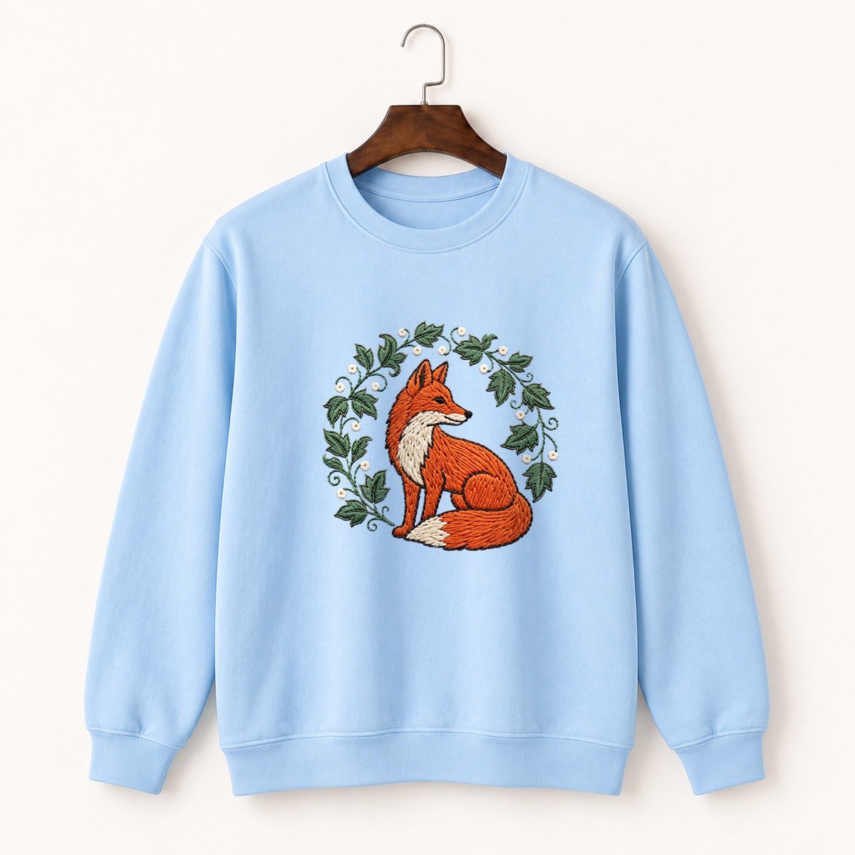 Red Fox Crewneck Sweatshirt 1